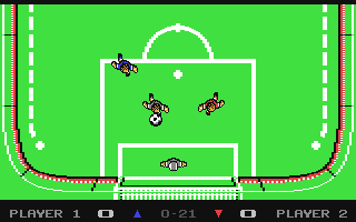 Microprose Soccer Title Screen